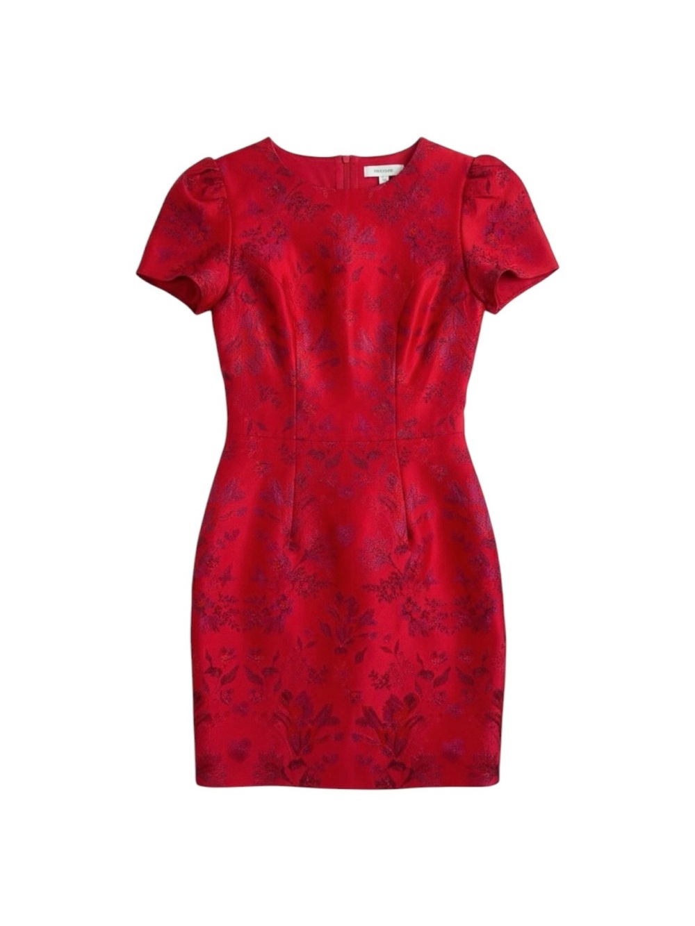 Dress The Population Joyce Floral Embroidered Mini Dress Red Women’s XS NWT